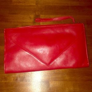 DE Mure Clutch. Red leather